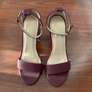 Burgundy heels